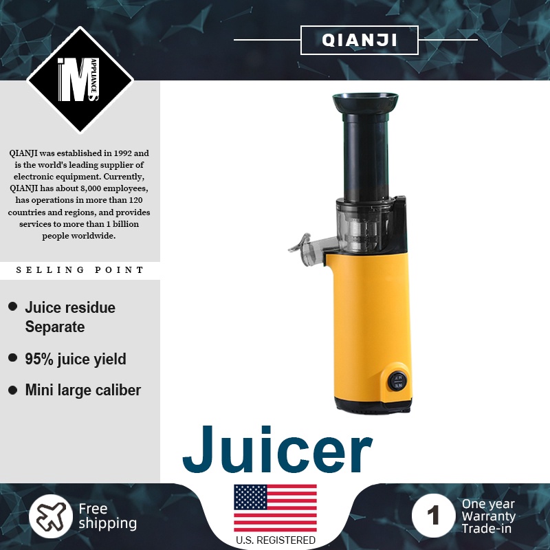 QIANJI Juicer Blender Patented Technology Fruit Juicer Juice Residue
