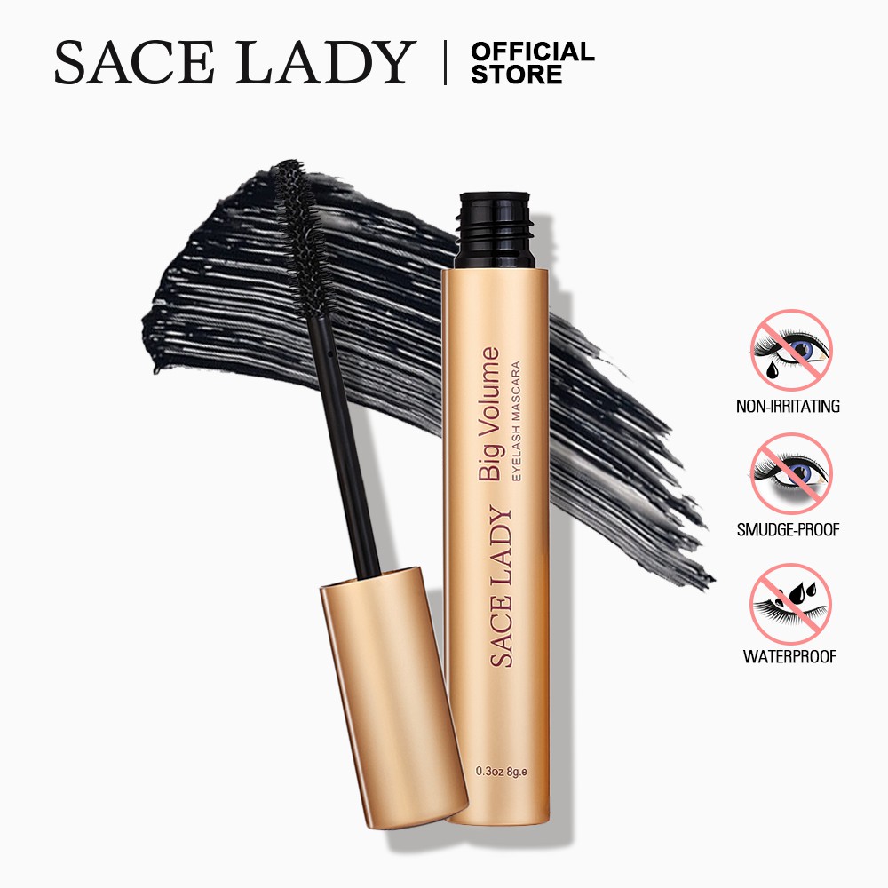 SACE LADY Waterproof Mascara Volumizing Lengthening Eyelash Makeup Cosmetics Shopee Philippines