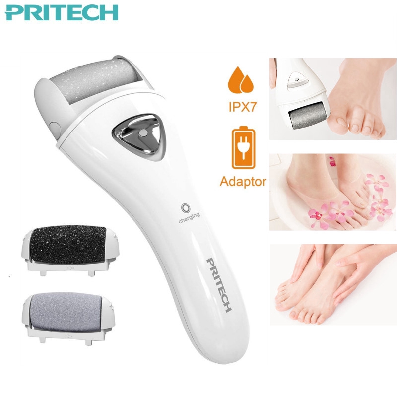 PRITECH Electric Foot File Callus Remover File Remove Dead Skin Foot Care Tool Exfoliation Home