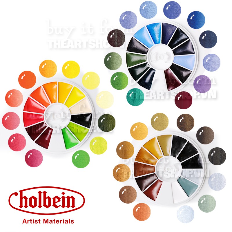 Pocket HOLBEIN HWC set of 36 colors HOLBEIN HWC Pocket