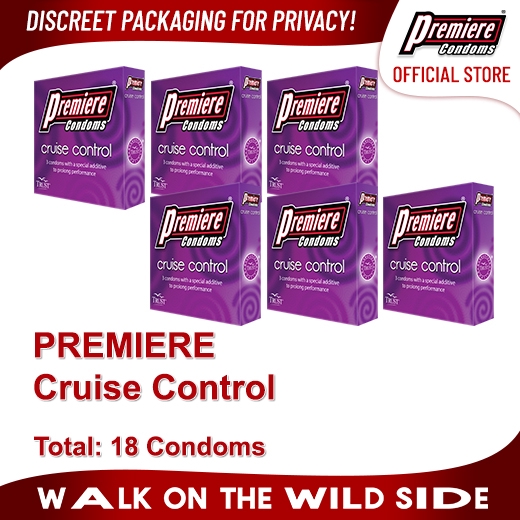 Premiere Condoms Cruise Control by 3's, pack of 6 Shopee Philippines