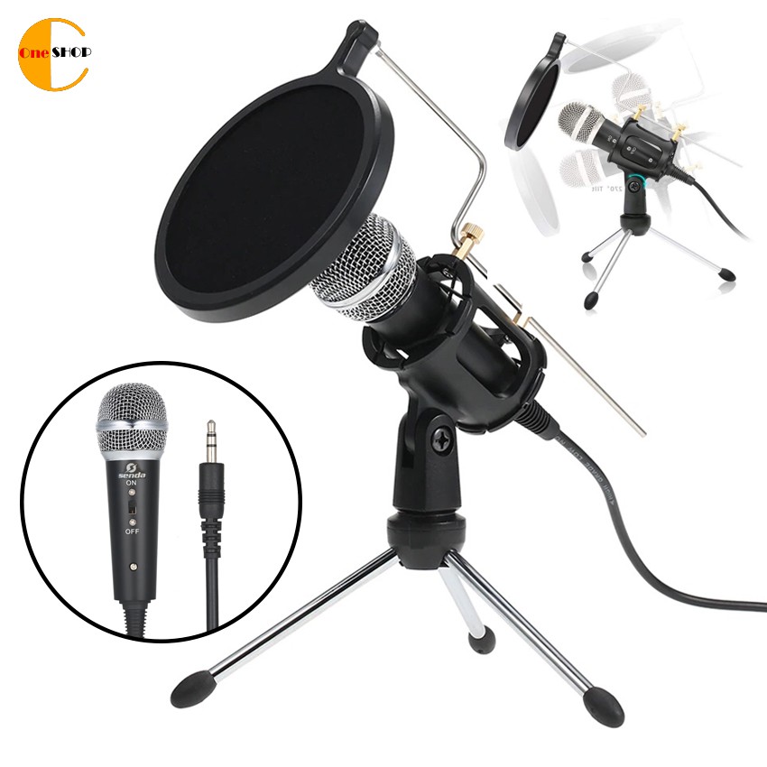 MDZZ BM700 3.5mm Professional Condenser Microphone Kit