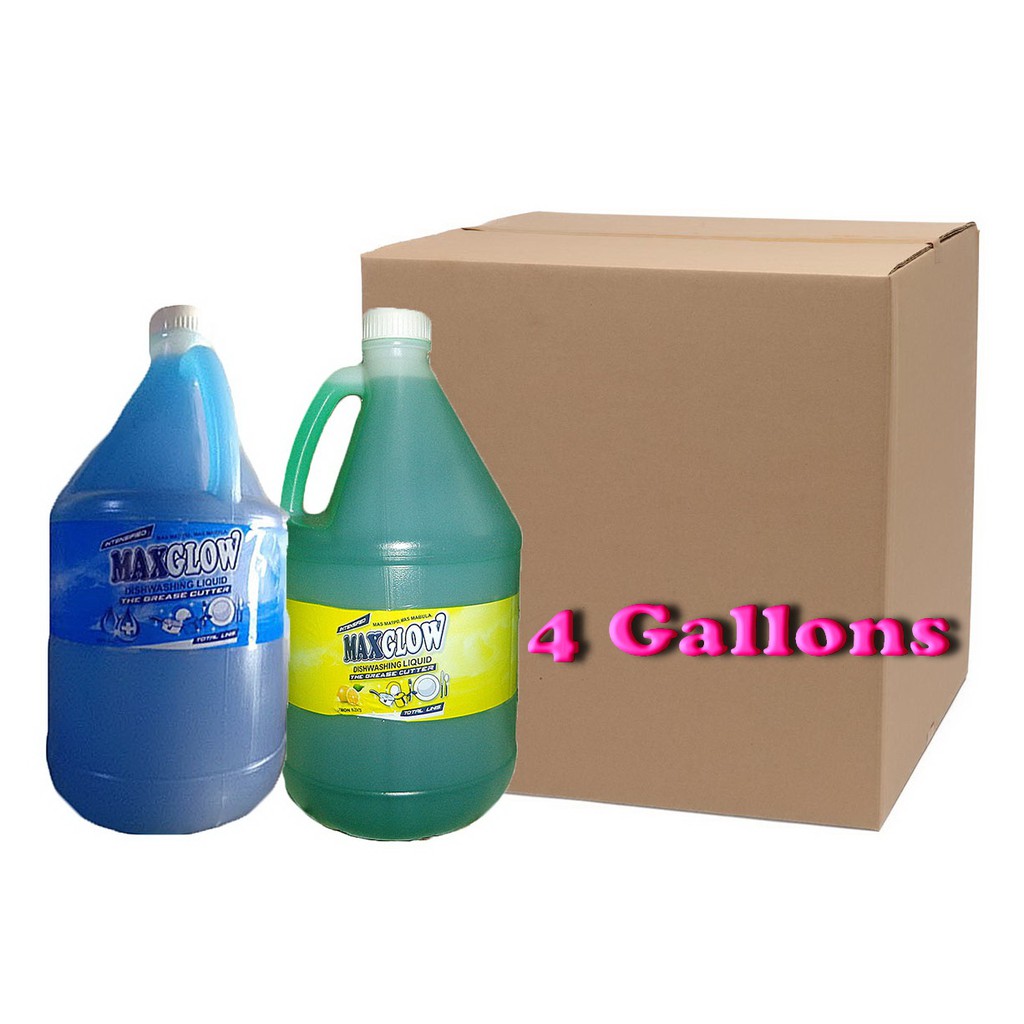 Maxglow Dishwashing Liquid Wholesale 4 Gallons Shopee Philippines