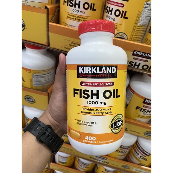 KIRKLAND SIGNATURE FISH OIL 1000MG Shopee Philippines