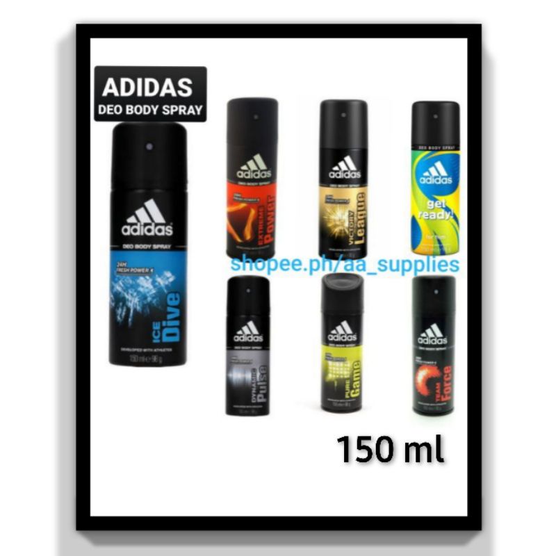ADIDAS DEO BODY SPRAY FOR MEN 150ml Shopee Philippines
