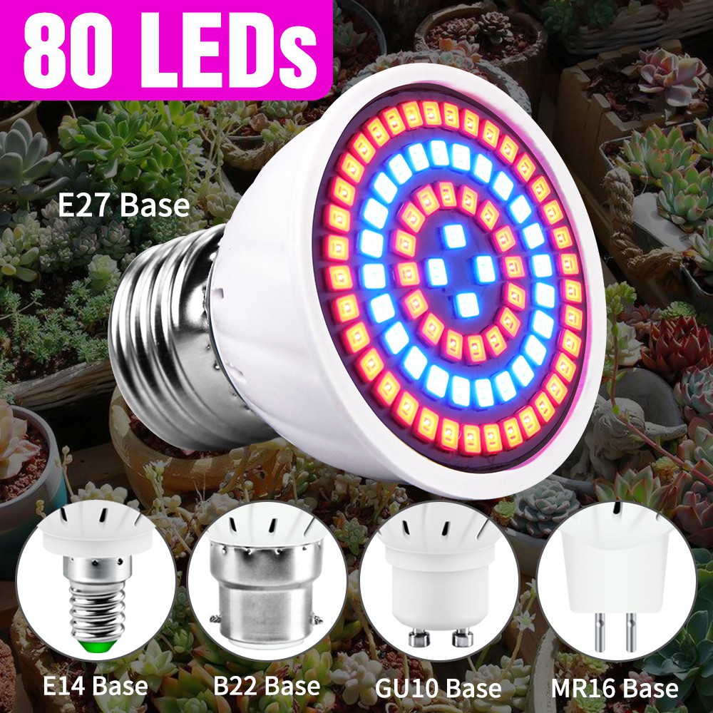 LED Grow Light Bulb, Grow lamp for indoor plants, Plant Light Bulb for