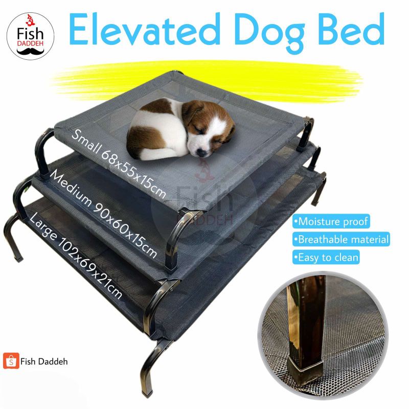 Elevated Dog Bed Heavy Duty Metal Frame Dog Bed Shopee Philippines