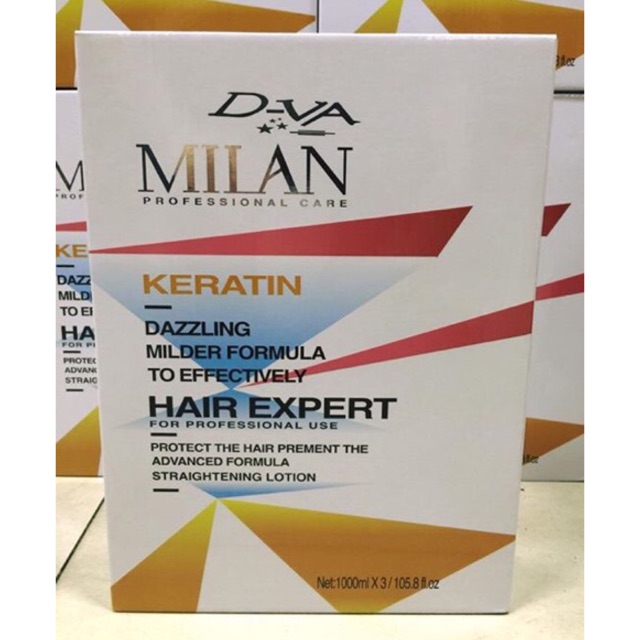 Milan rebond keratin rebond hair rebond 1000mlx3 Shopee Philippines