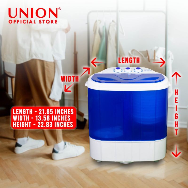 Union Mini washing with dryer (Twintub 2kg) Shopee Philippines