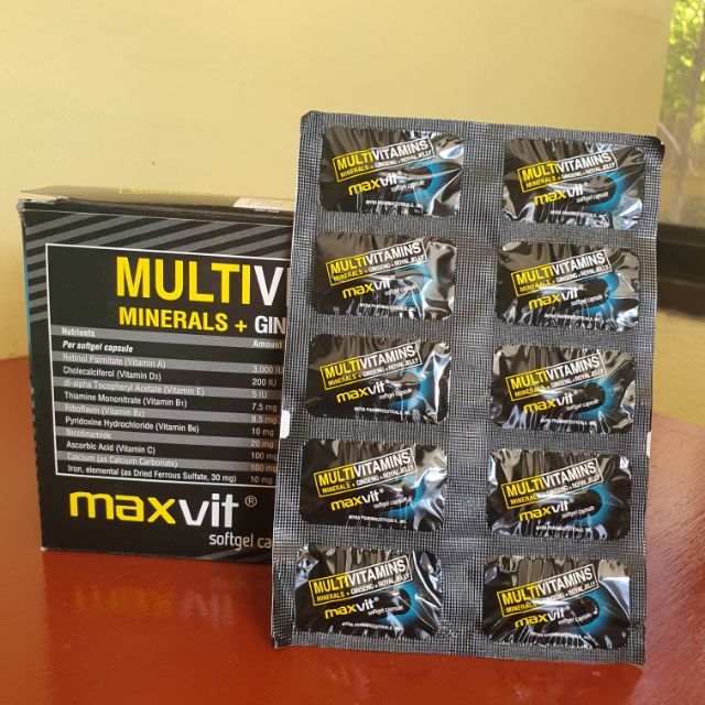 MAX VIT MULTIVITAMINS BY 10 PCS Shopee Philippines