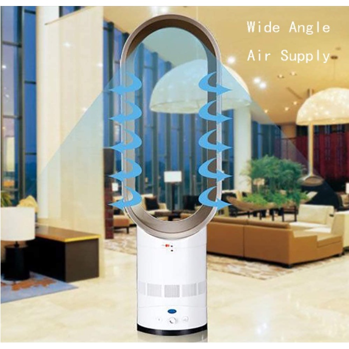 Bladeless Electric Fan with Oscillation and 30120 Minute Timer