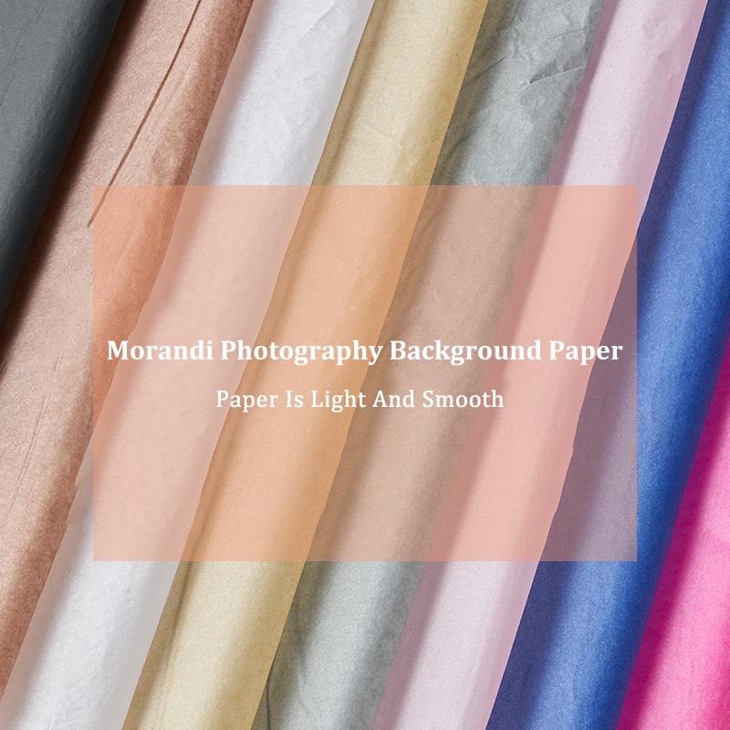 Morandi color Sydney background paper photography shooting props folds decoration set decoration