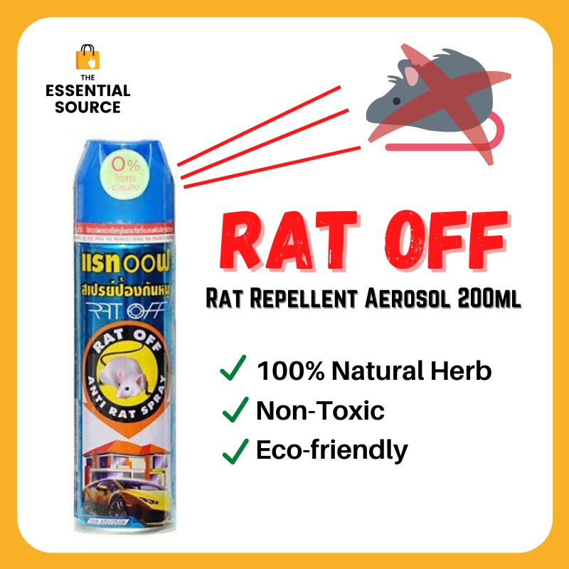 Anti Rat Spray / Rat Off Spray / Rat Repellent/ Rodent Control 200 ml
