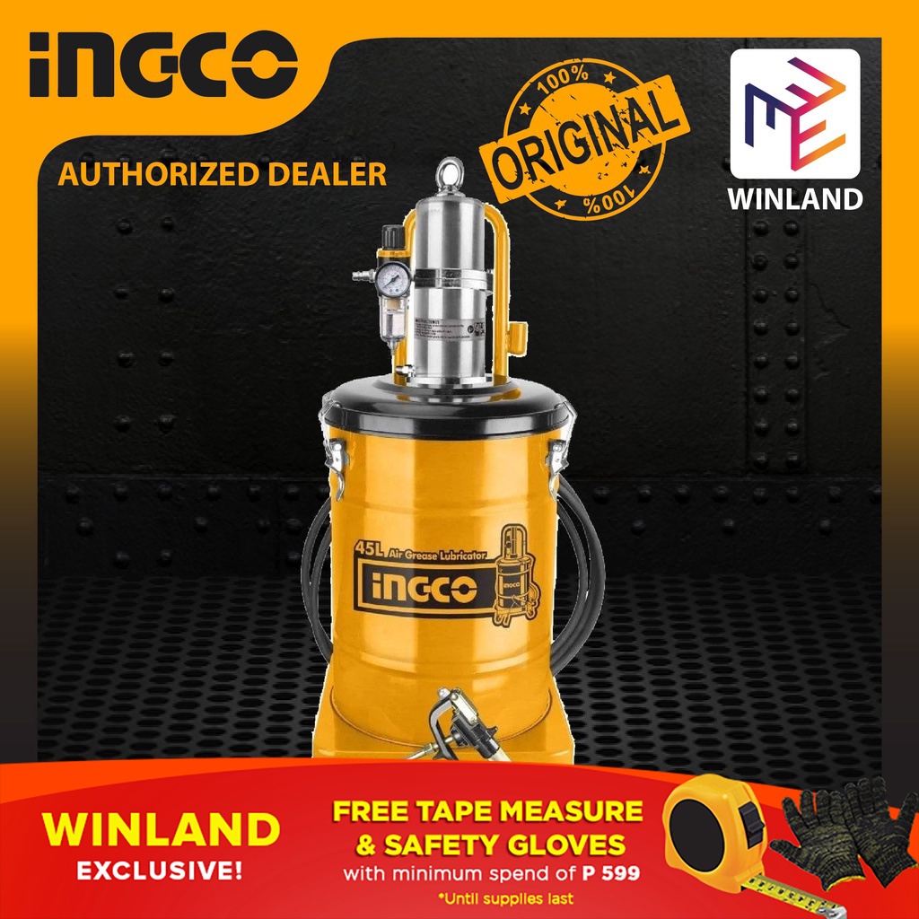 Ingco Original Pneumatic Grease Lubricator AGL02451 *WINLAND* Shopee