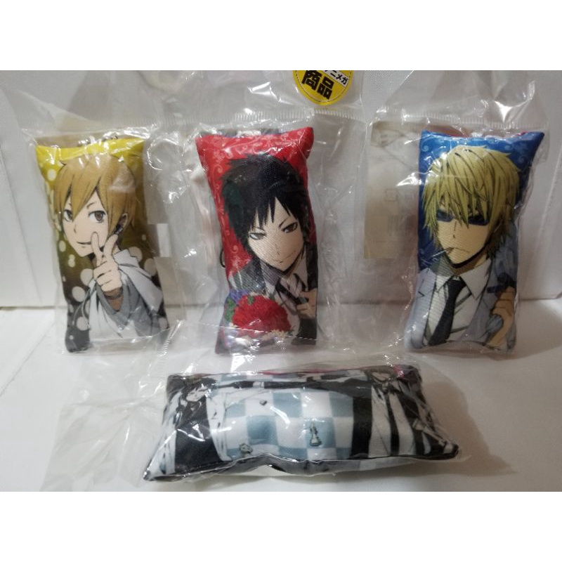 (SET, BN) Anime Durarara!! Pillow Keychains Masaomi Kida, Izaya