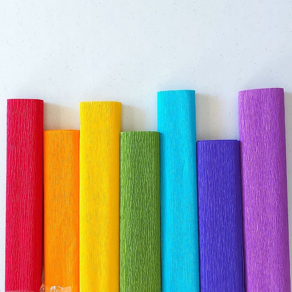 Premium Crepe paper / Heavy Crepe 0.5x2 meters Shopee Philippines