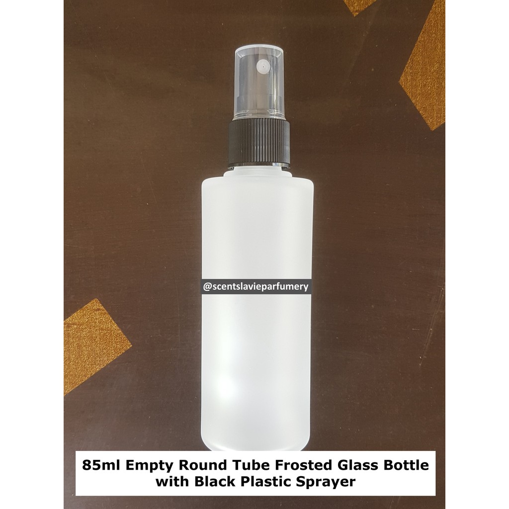 85ml Empty Round Tube Frosted Glass Bottle Sprayer (for Perfume