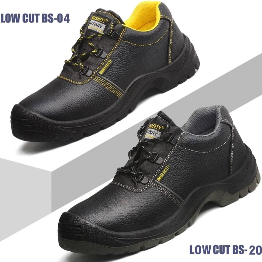 OMAGA BS04,BS20 Men's Breathable Low Cut Steel Toe Cap Work Safety Shoes Shopee Philippines