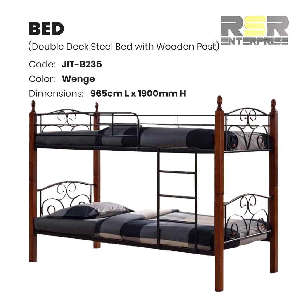 Bed Frame (Double Deck) Shopee Philippines