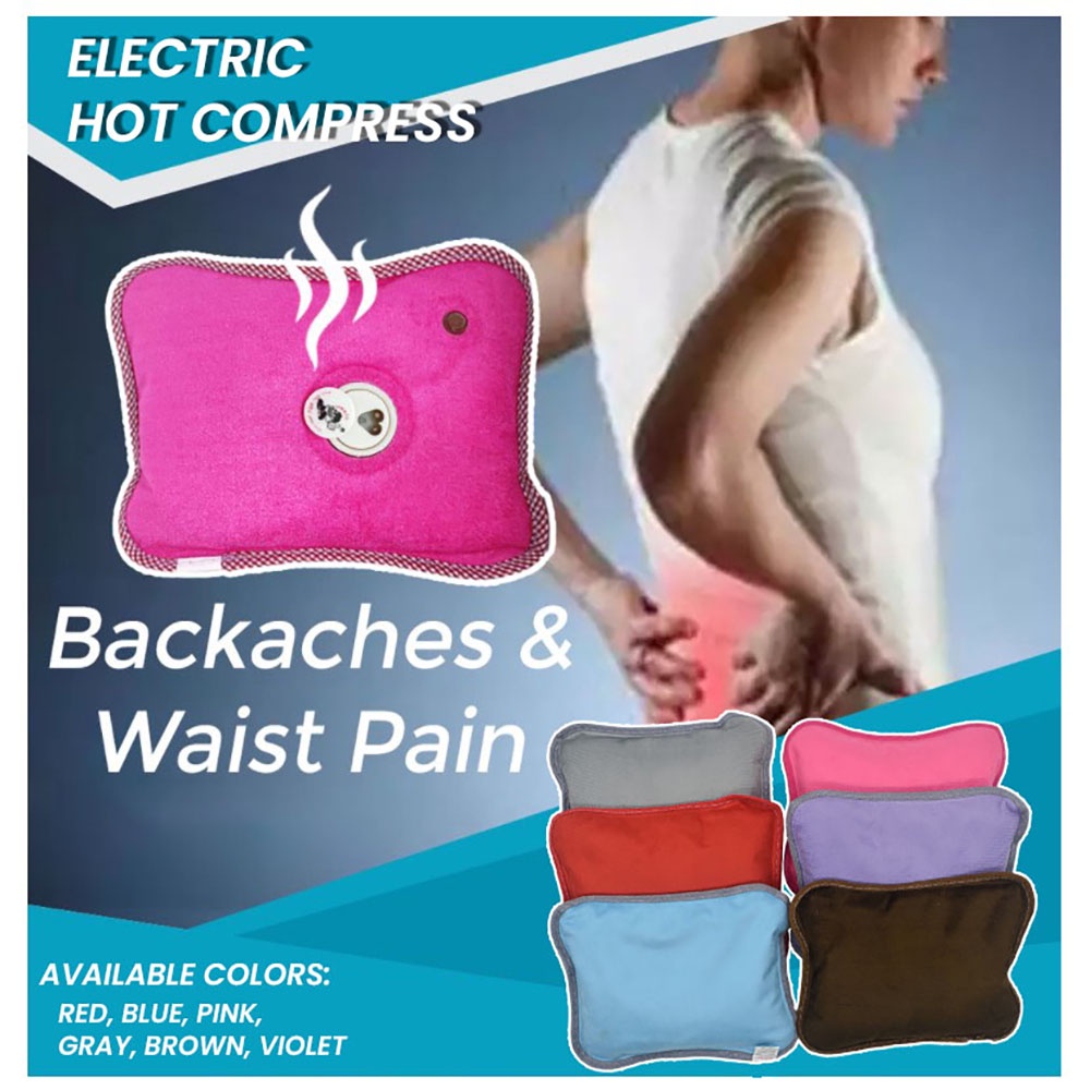 Hodeso Electric Hot Compress Heat Pack Electrothermal Water Bag Warm