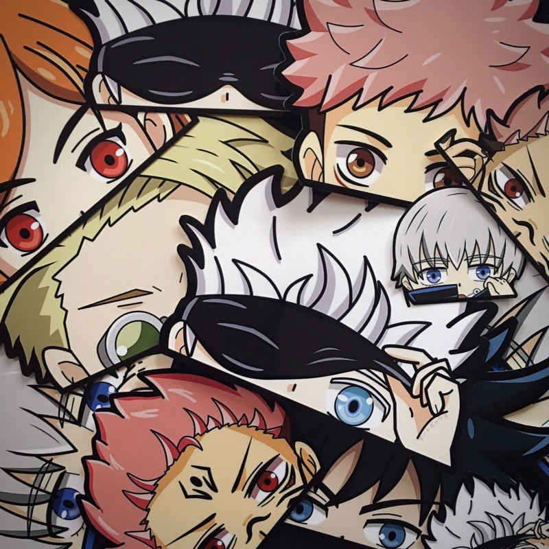 Jujutsu Kaisen Peeking Stickers Shopee Philippines