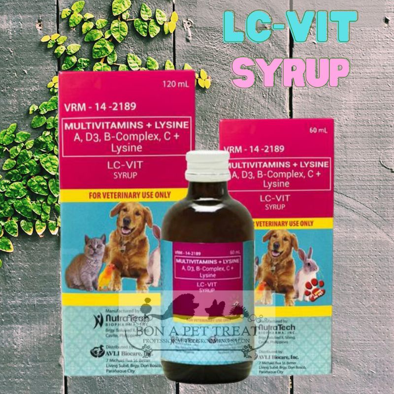 LCVIT MULTIVITAMINS SYRUP (For Dogs and Cats) Shopee Philippines