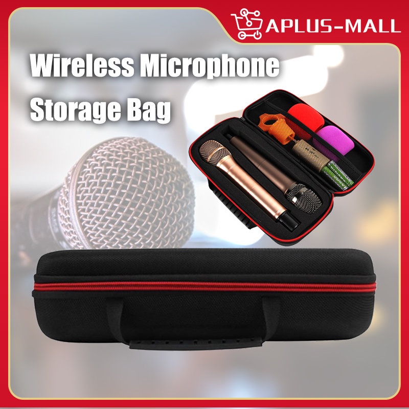 Eva Wireless Microphone Storage Bag Portable Microphone Carry Case