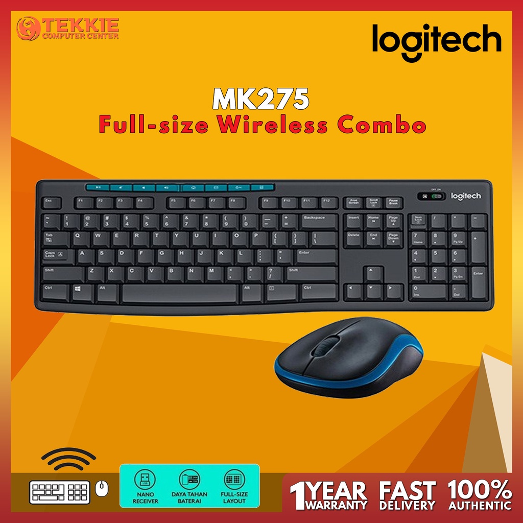 BRAND NEW MK275 Fullsize wireless Keyboard and Mouse Shopee Philippines