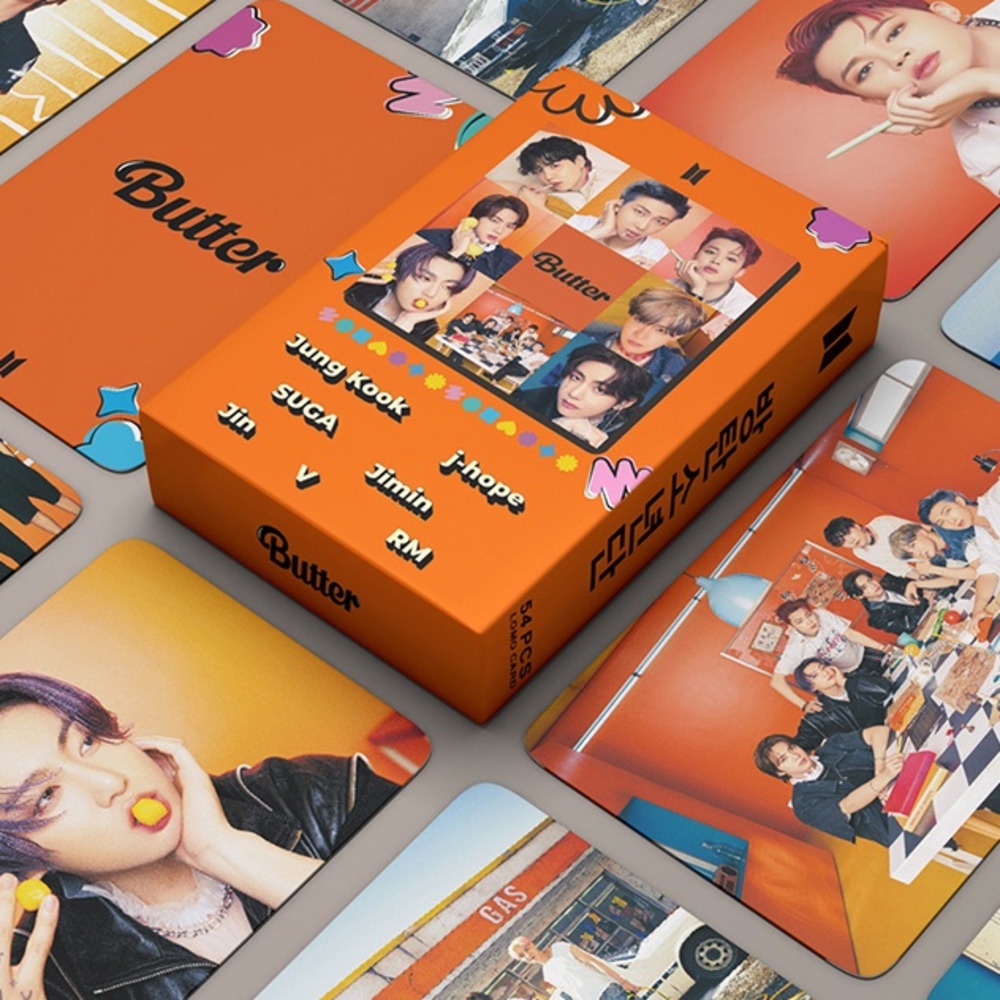 54pcs/box BTS photocards 2021 Butter Permission to Dance Album LOMO