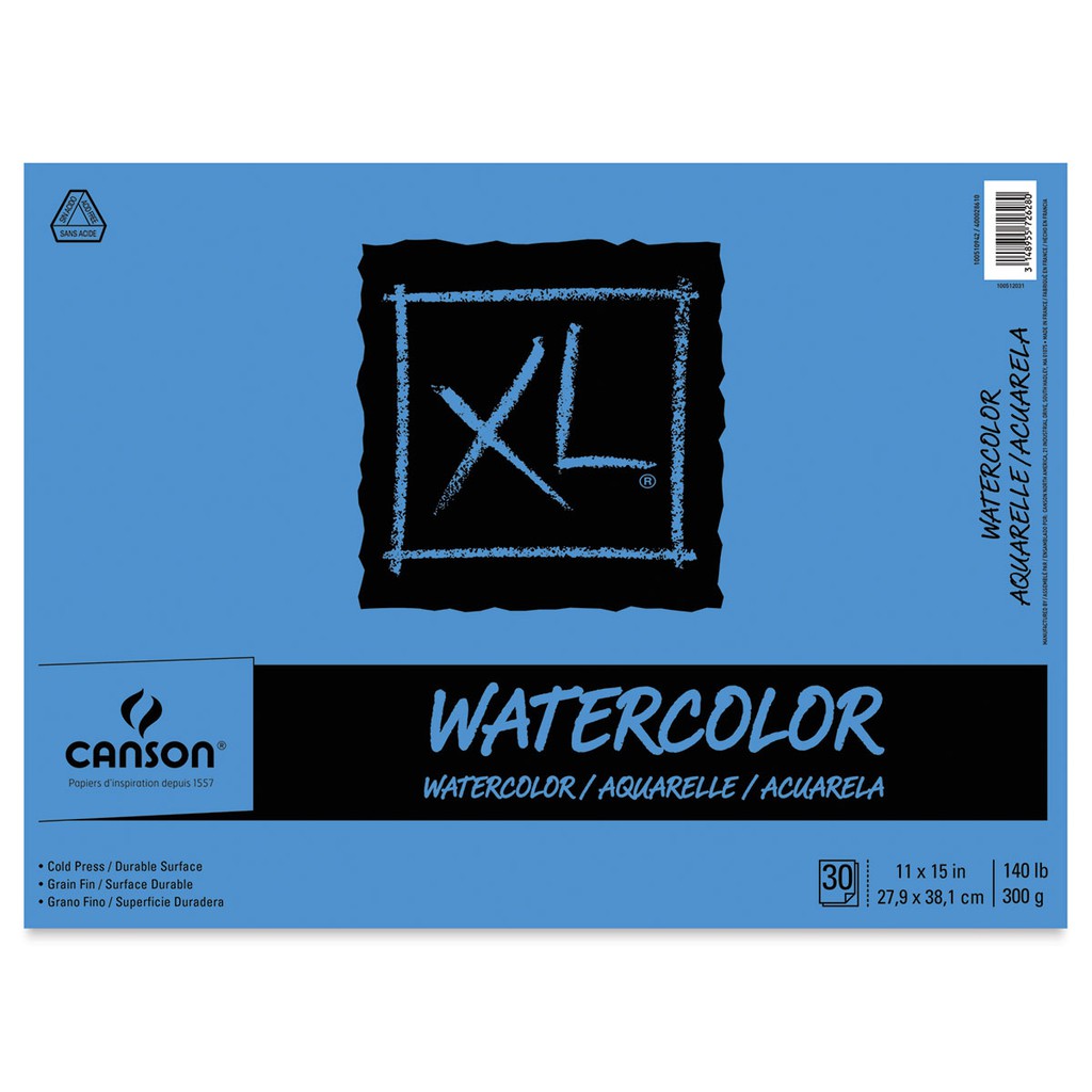 Canson XL Watercolor Paper (Medium) Shopee Philippines