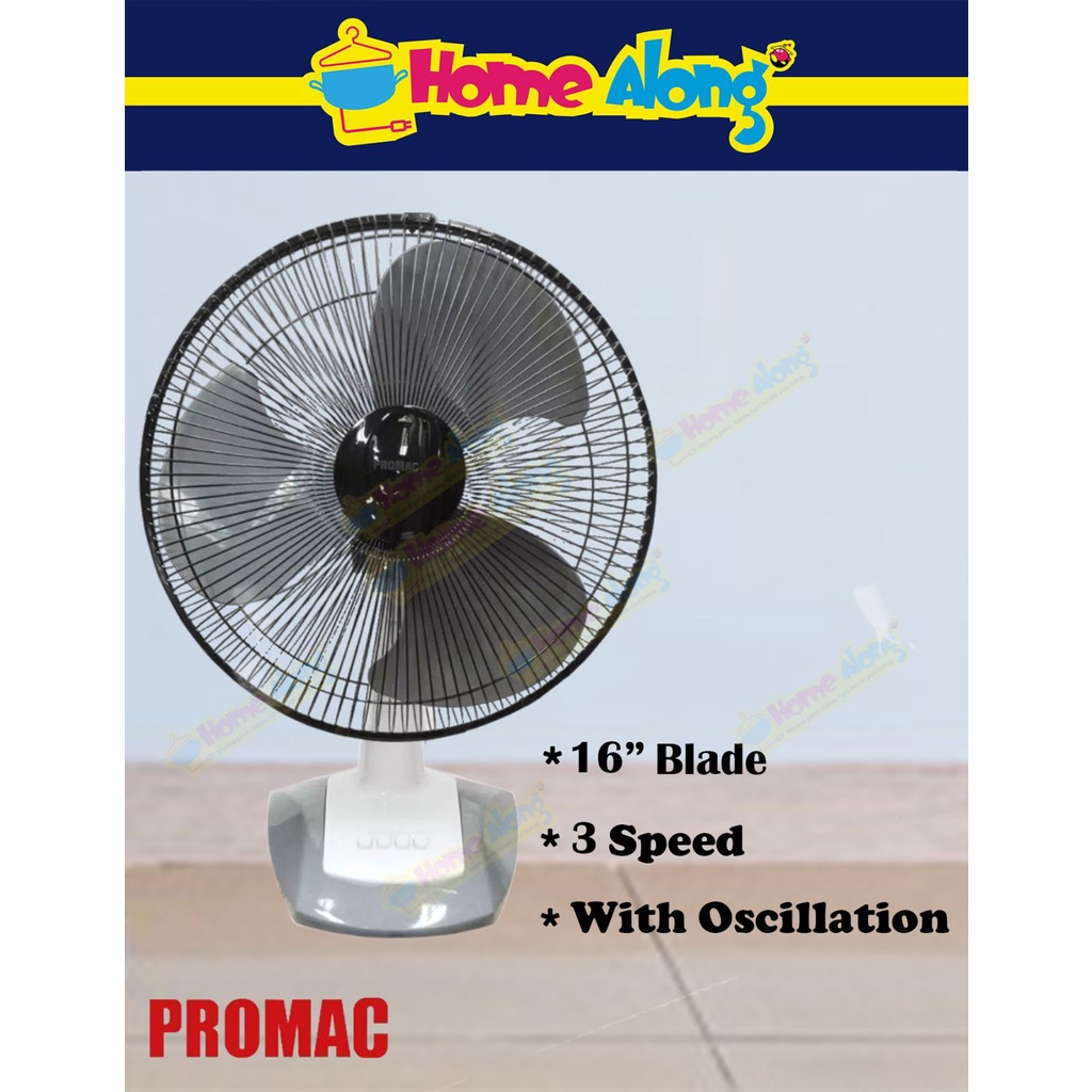 0zNEPROMAC 16" Plastic Desk Fan Airzone16 Shopee Philippines
