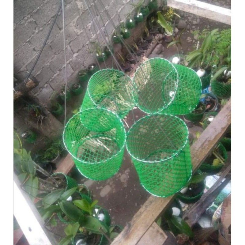SALE!!! 5 or 10 pcs ORCHID Hanging Pot screen wire flower pot 5inch