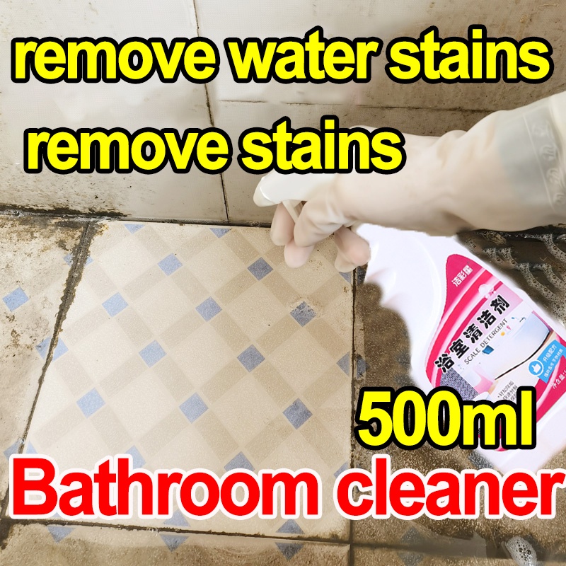 Bathroom Cleaner Spray 500ml Ceramics Cleaner Toilet Glass Stainless