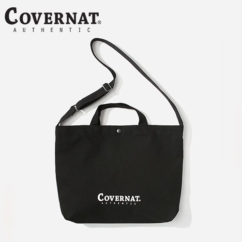 [COVERNAT] AUTHENTIC LOGO 2WAY BAG BLACK Shopee Philippines