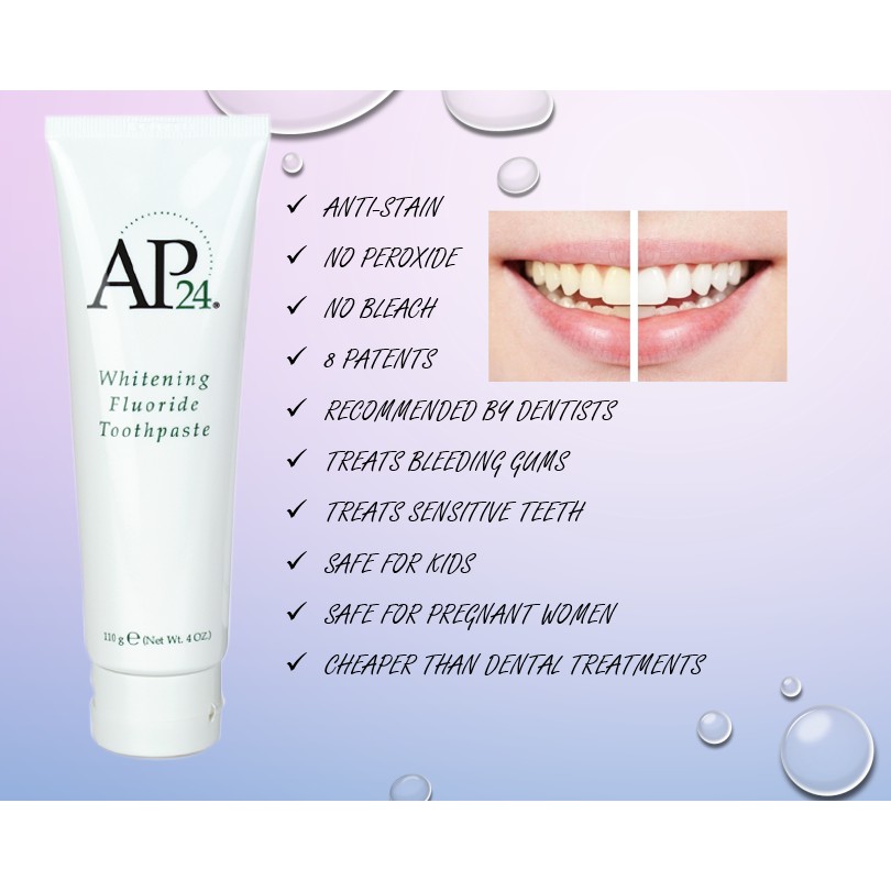 AP24 Whitening Fluoride Toothpaste by NuSkin Shopee