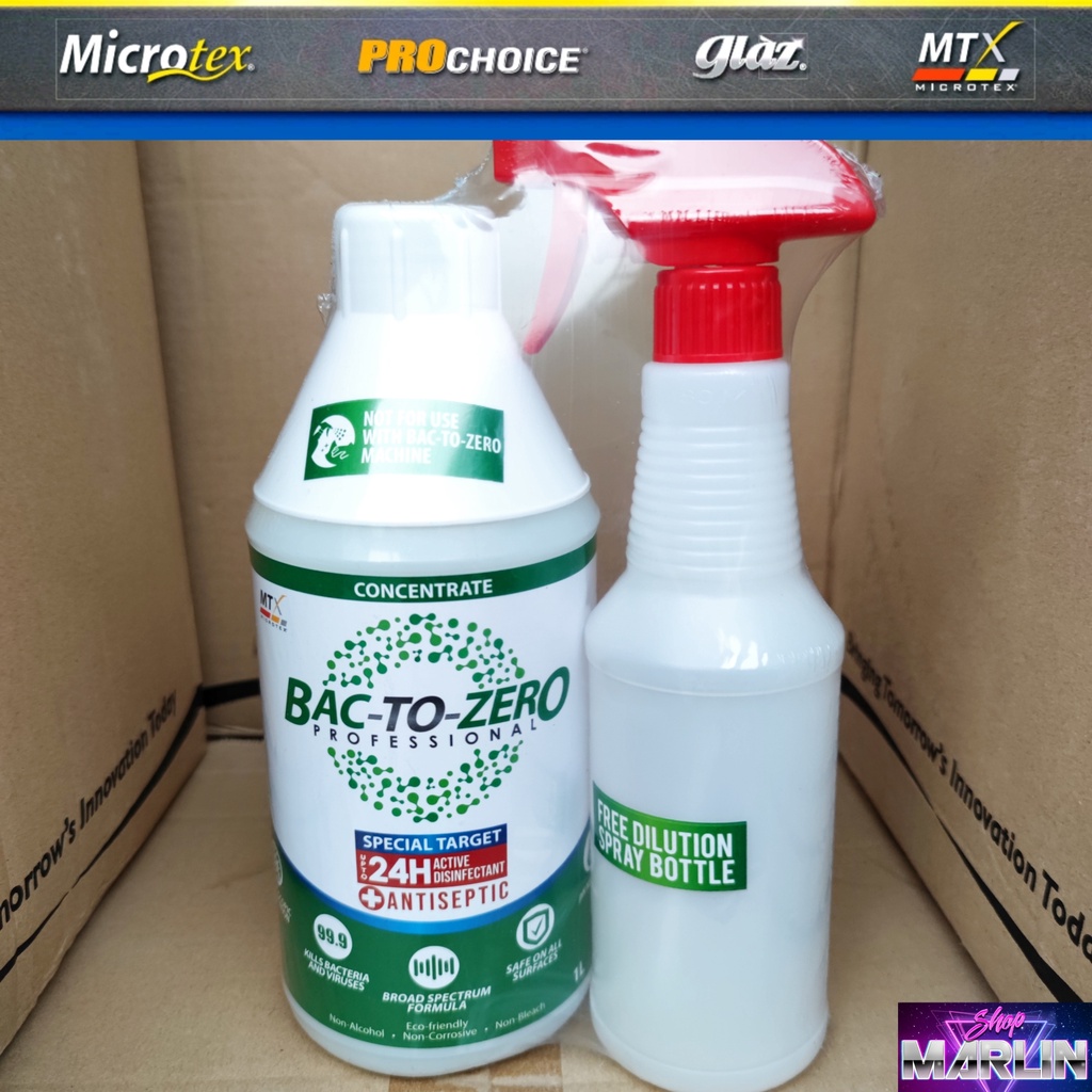 Microtex Bac to Zero Special Target Disinfectant 1000ml Antibac