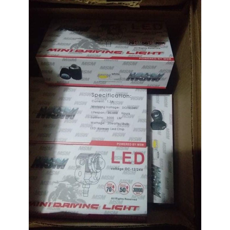MINI DRIVING LIGHTS (MSM) Shopee Philippines