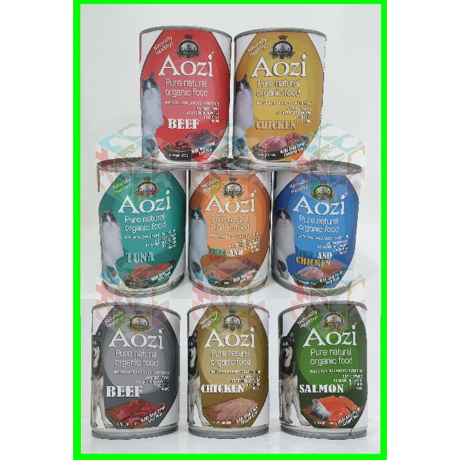 This premium wet cat food has chicken and liver as the first ingredients, followed by flaxseed for a healthy coat and carrots and cranberries for immune support. Aozi Dog Food & Cat Food Wet in Can 430g | Shopee Philippines