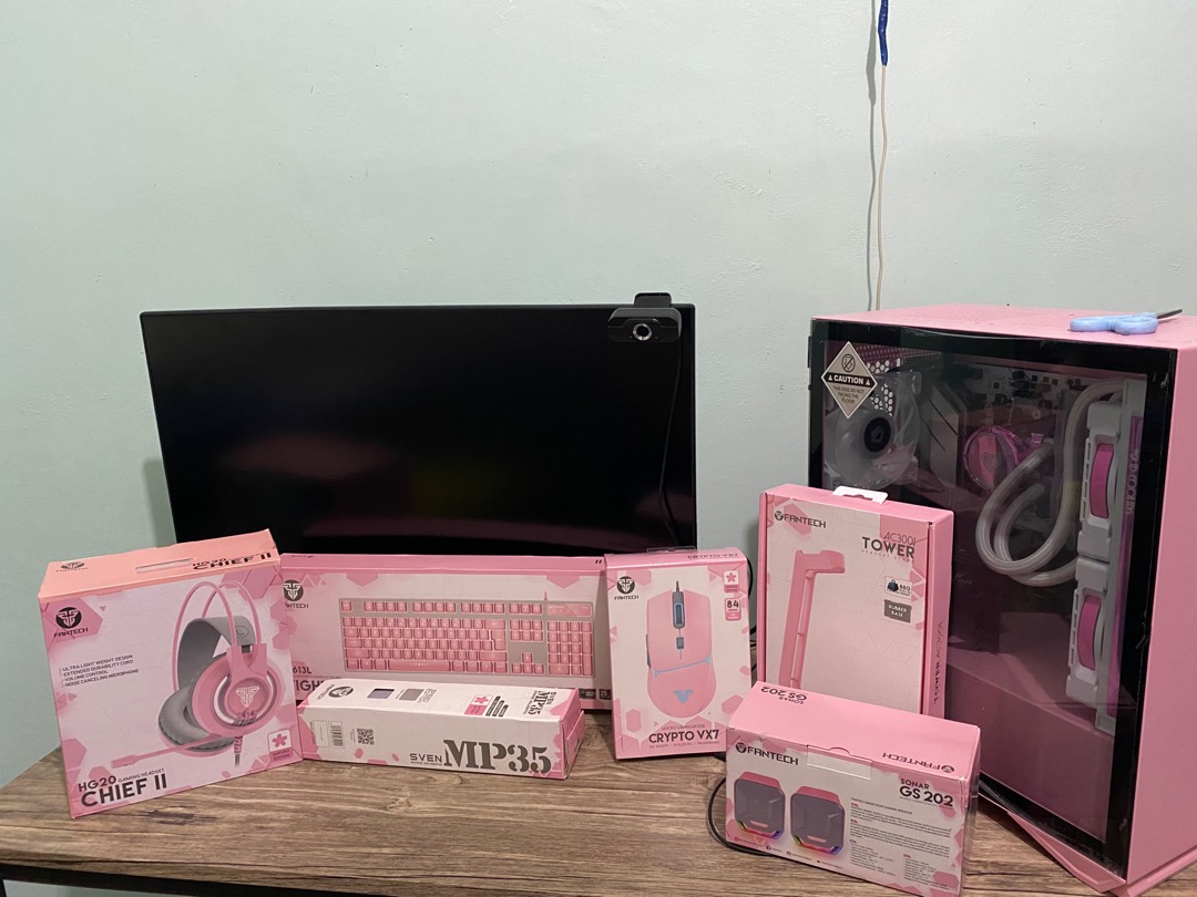 Fantech SAKURA PINK Edition Bundle Set Limited Edition