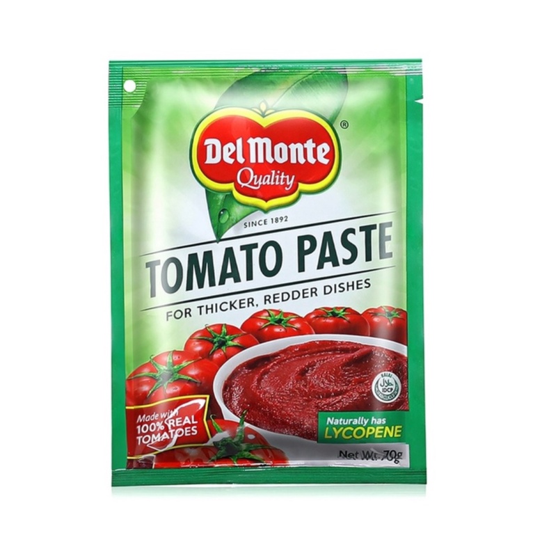 Del Monte Tomato Paste 70g Shopee Philippines