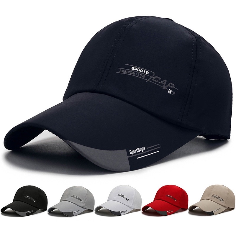 Outdoor Quick Dry Waterproof Sport Peaked Cap Sun Hat Baseball Caps