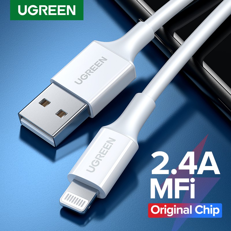 UGREEN Original MFi USB Cable for iPhone 12 Mini 2.4A Fast Charging USB