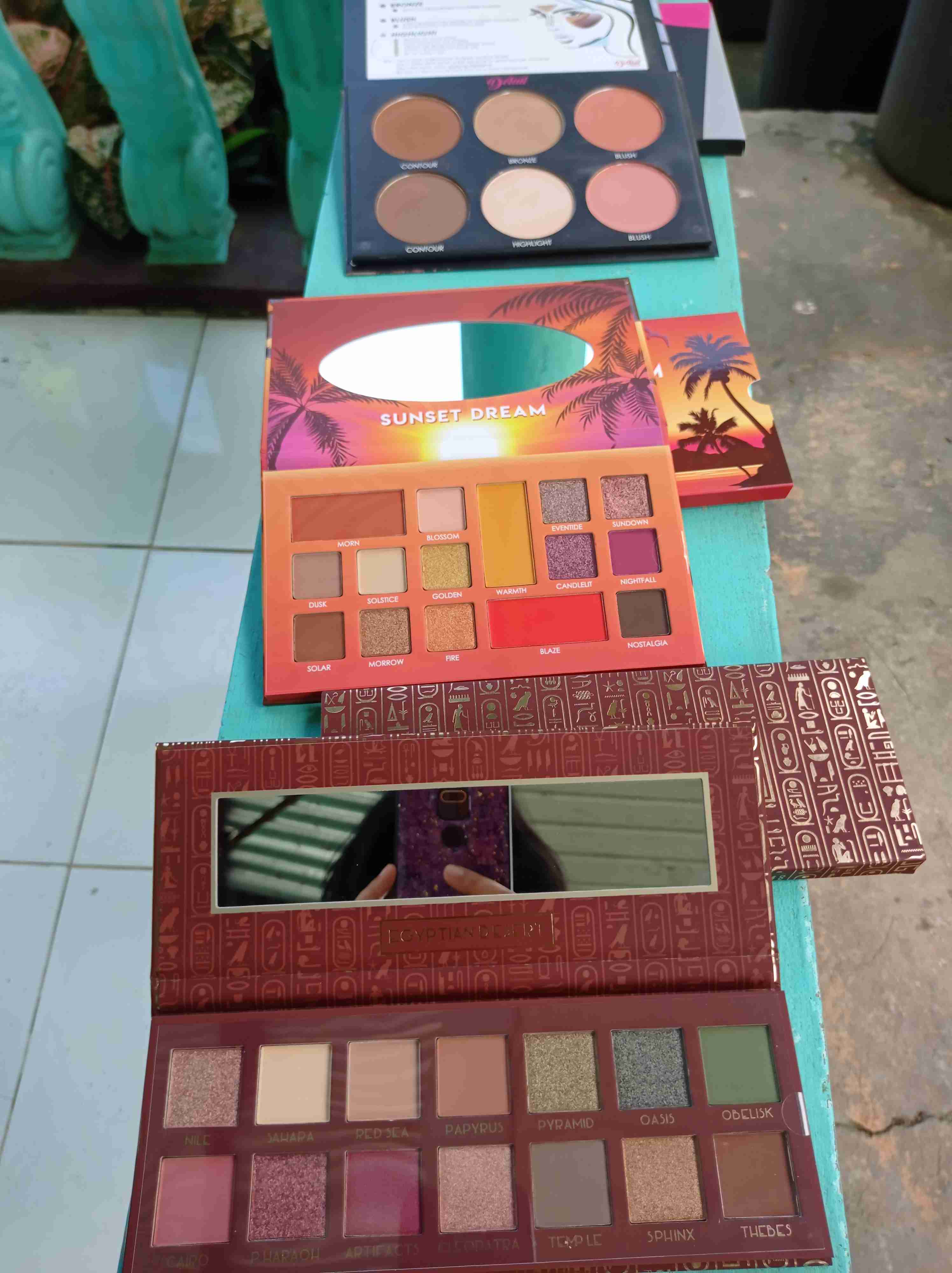 Detail Cosmetics Sunset Dream Eyeshadow Palette Shopee