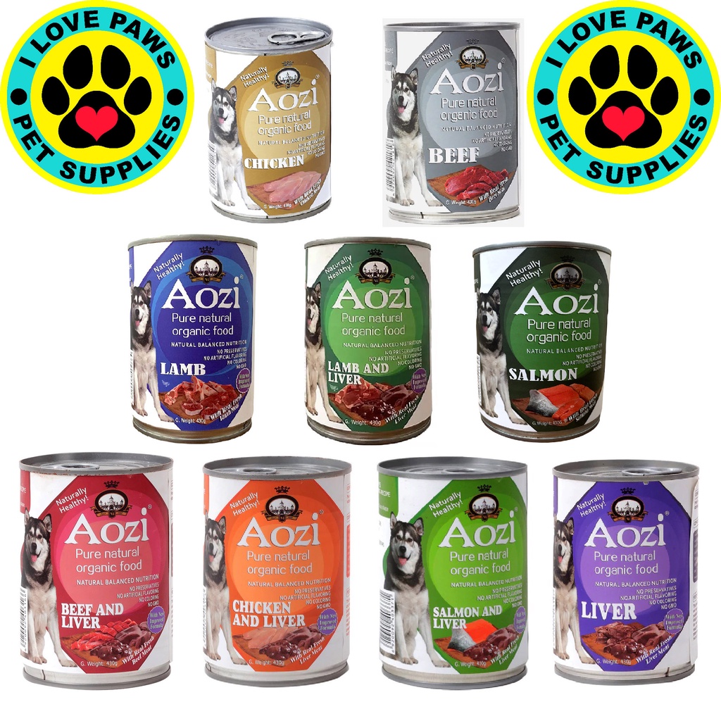 AOZI Organic DOG Canned Wet Food 430g Shopee Philippines