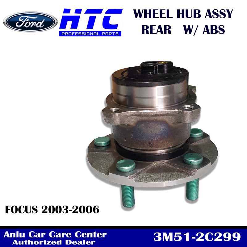 Rear Wheel Hub Assembly With ABS For FORD FOCUS 20032006 (PN 3M51