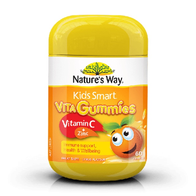 NATURE'S WAY KIDS SMART VITA GUMMIES VITAMIN C + ZINC 60S Shopee Philippines