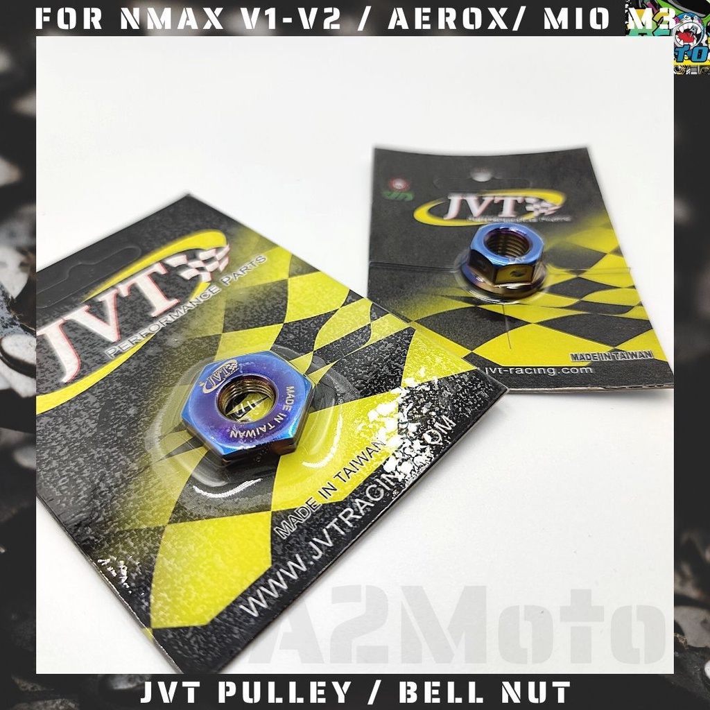 JVT Bell Pulley Nut Titanium for NMAX V2 V1 / AEROX / MiO i125 H0rz