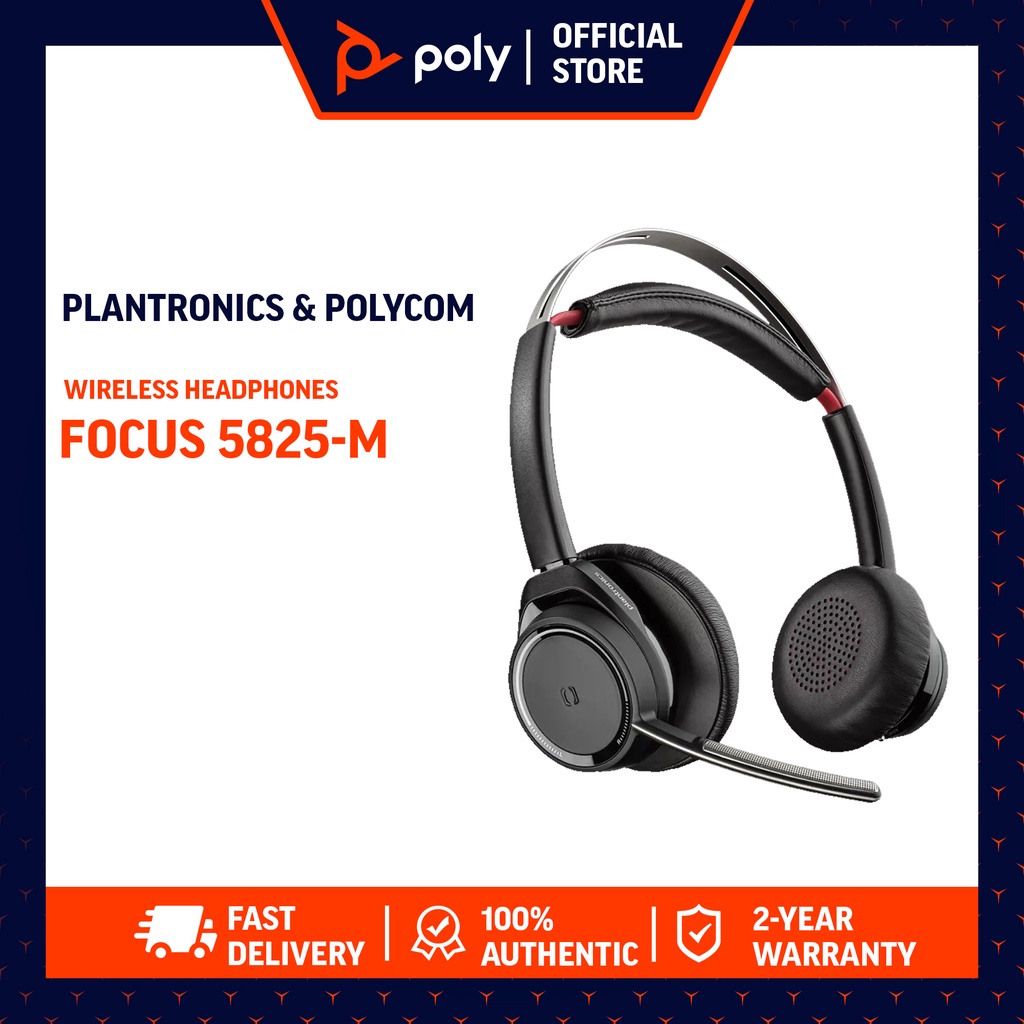 Poly Plantronics Voyager Focus B825-M UC USB-A Microsoft Stereo