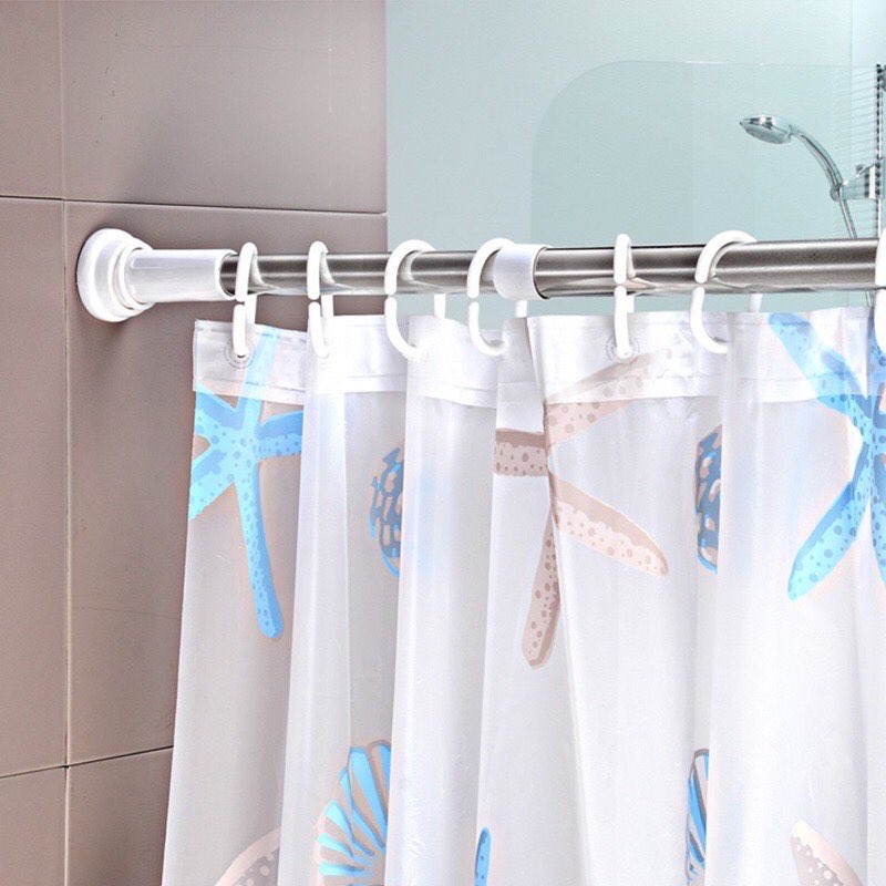 aluminum curtain Adjustable/Extendable Aluminum Shower Curtain Rod Shopee Philippines