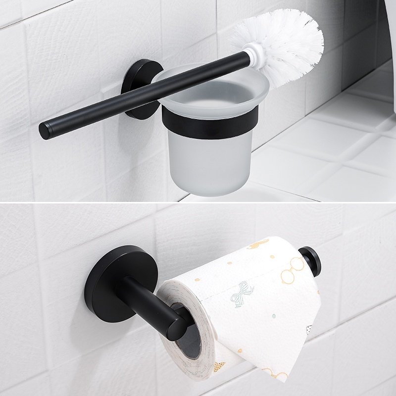 Hight Quality Stainless Steel Wall Mounted Wc Toilet Set Toiletbrush